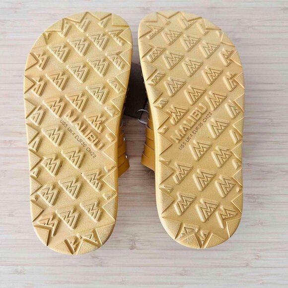 Malibu Sandals, Colony mule, Vegan Leather, tan color, US 7, EU 36 (fits small) - Picture 2 of 4